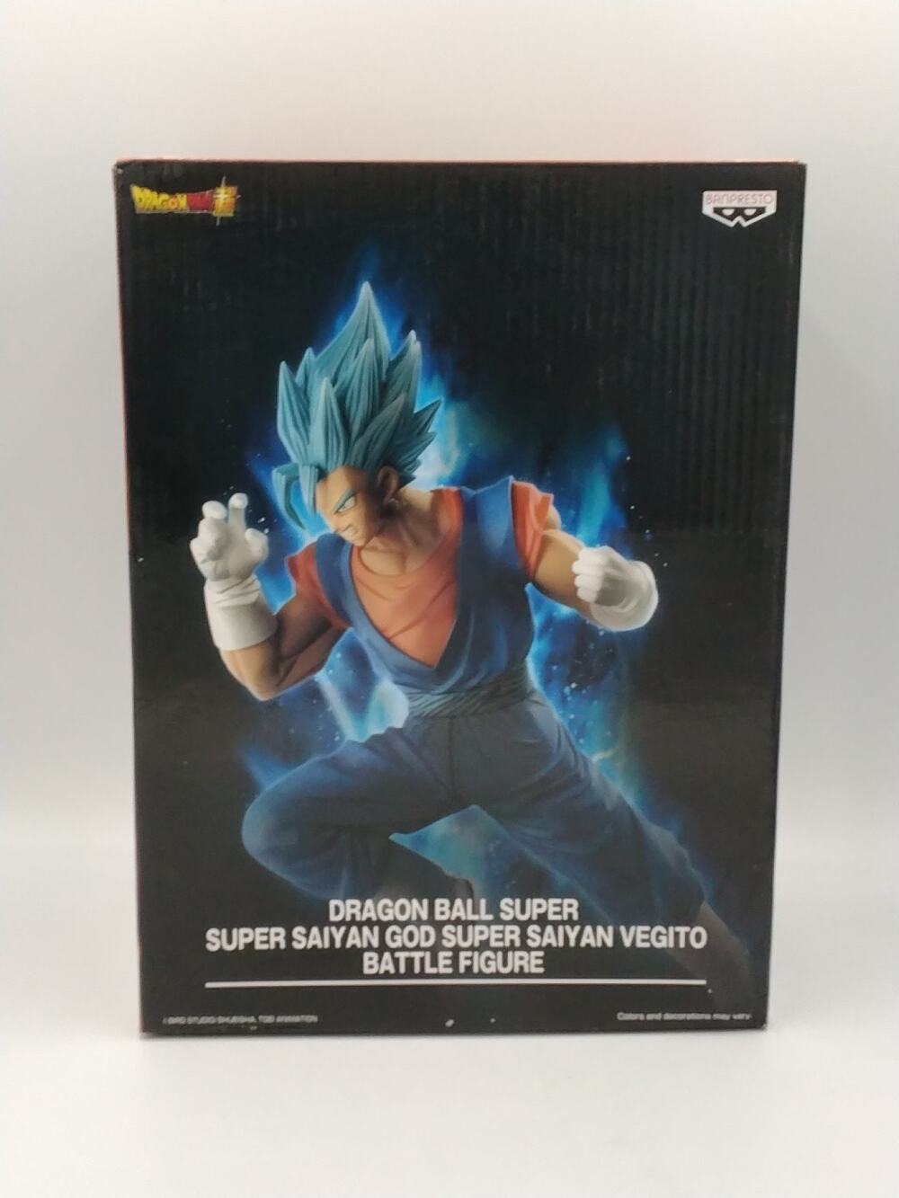 2018 Super Saiyan God Vegito Banpresto Battle Fig Action Figure Opened